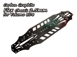 Carbon Graphite Flex Chassis 2.5mm for Yokomo BD8
