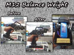 Radio Balance Weight 90g For Sanwa M12 Series