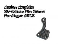 Carbon Graphite 30-35mm Fan Mount For Mugen MTC1