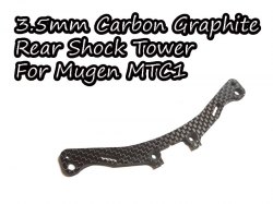 3.5mm Carbon Graphite Rear Shock Tower For Mugen MTC1