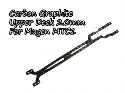 Carbon Graphite Upper Deck 2.0mm For Mugen MTC1