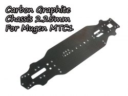 Carbon Graphite Chassis 2.25mm For Mugen MTC1