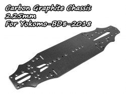 Carbon Graphite Chassis 2.25mm for Yokomo BD8-2018