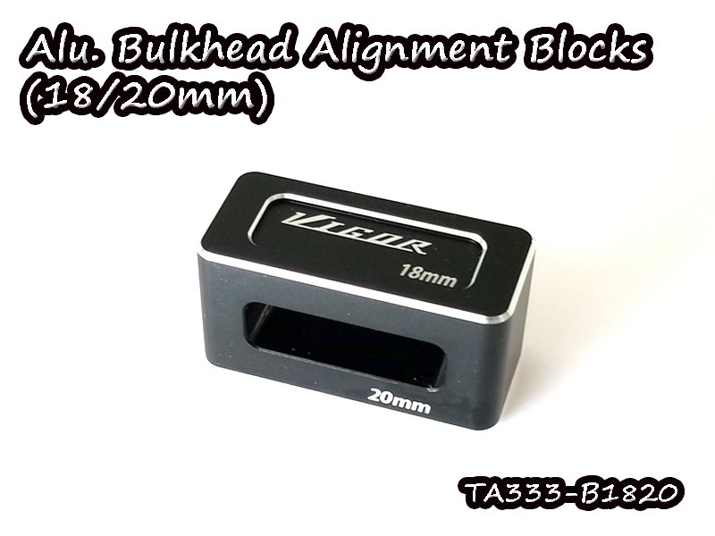 Aluminum Bulkhead Alignment Blocks (18/20mm)