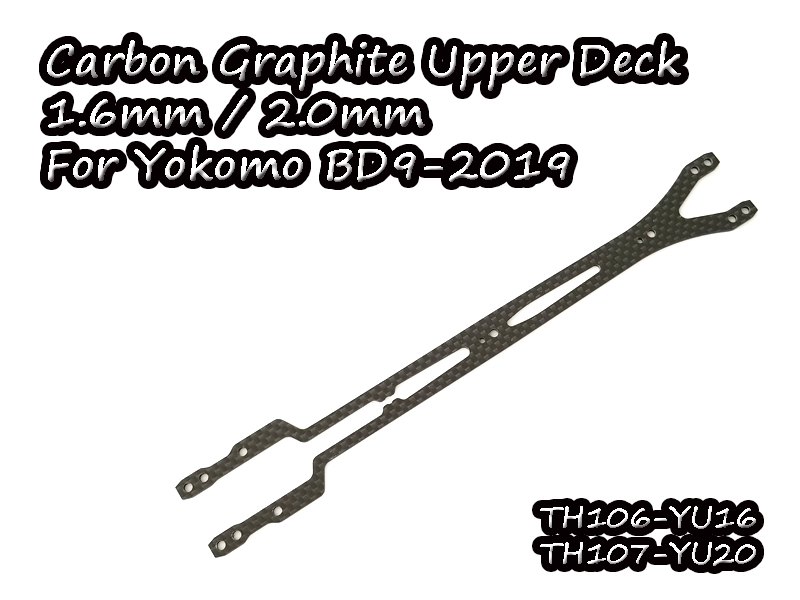 Carbon Upper Deck 2.0mm for Yokomo BD9-2019