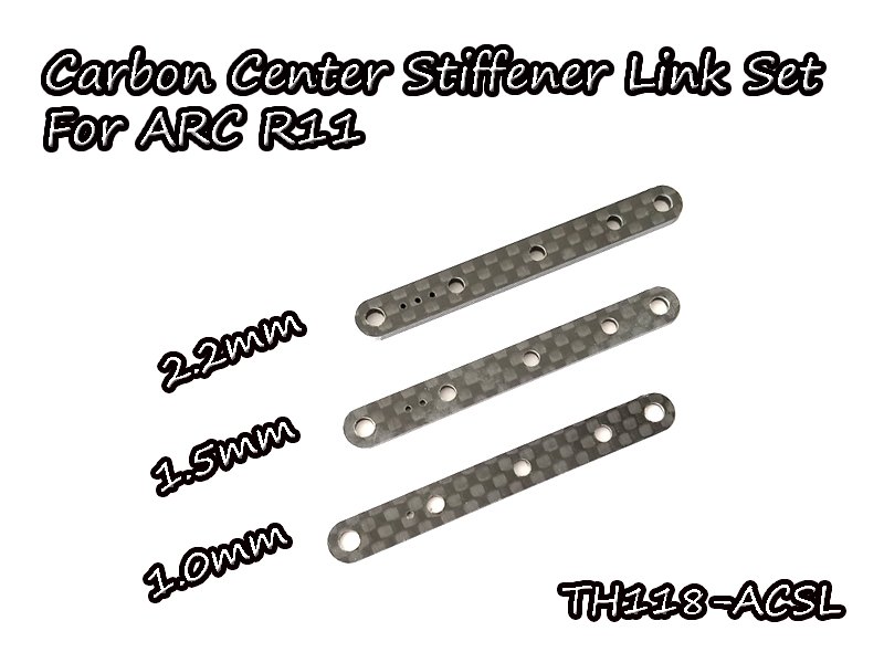 Carbon Graphite Center Stiffener Link Set For ARC R11