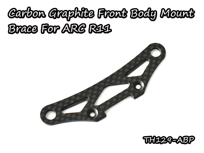 Carbon Graphite Front Body Mount Brace For ARC R11