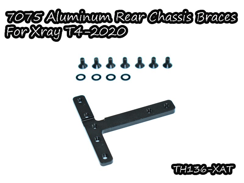 7075 Aluminum Rear Chassis Braces for Xray T4-2020