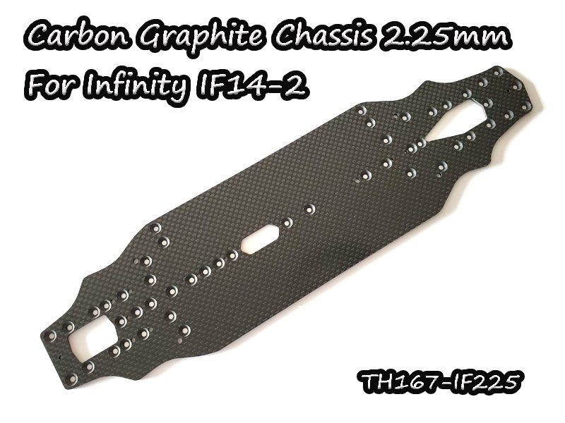 Carbon Graphite Chassis 2.25mm for Infinity IF14-2
