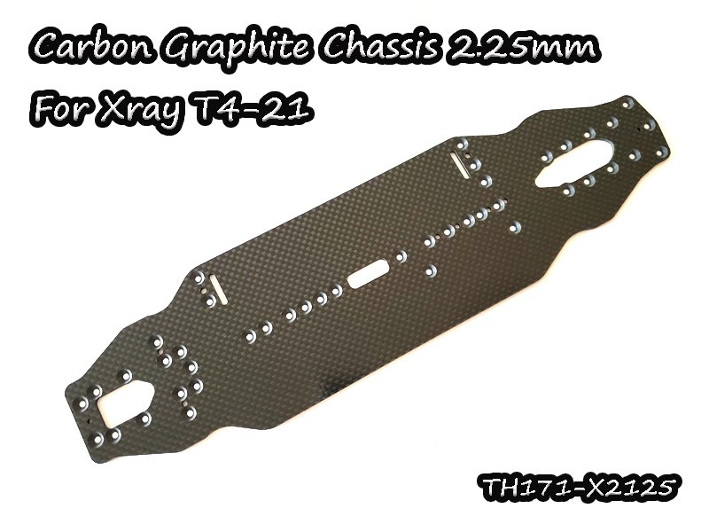 Carbon Graphite Chassis 2.25mm For Xray T4-21