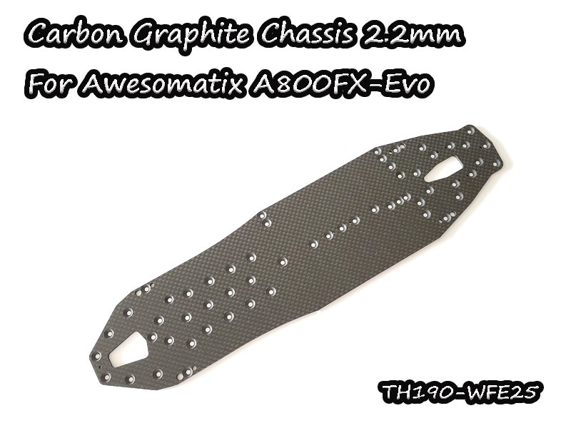 Carbon Graphite Chassis 2.25mm for A800FX-Evo