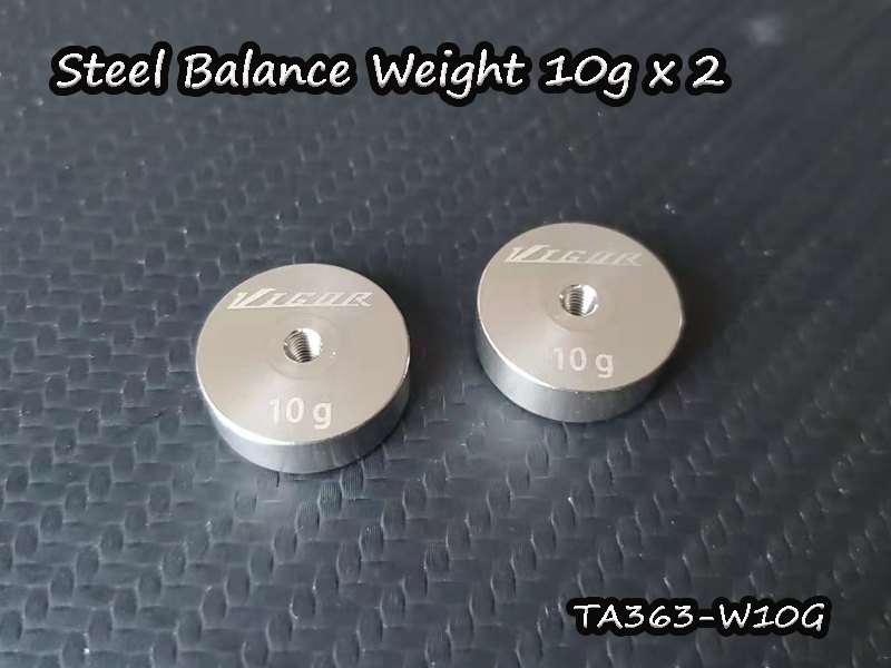 Steel Balance Weight 10g x 2