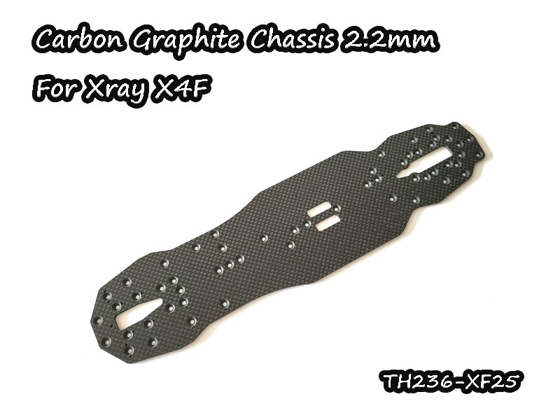 Carbon Graphite Chassis 2.2mm For Xray X4F
