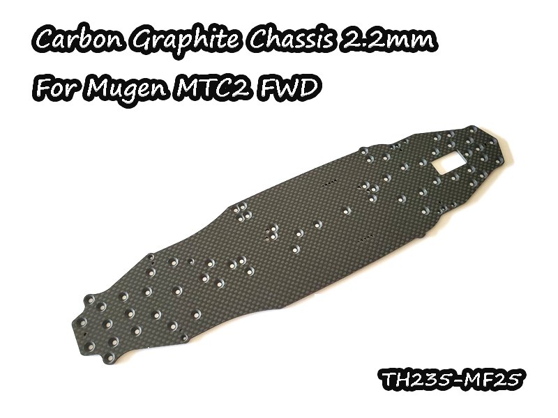 Carbon Graphite Chassis 2.2mm For MTC2 FWD