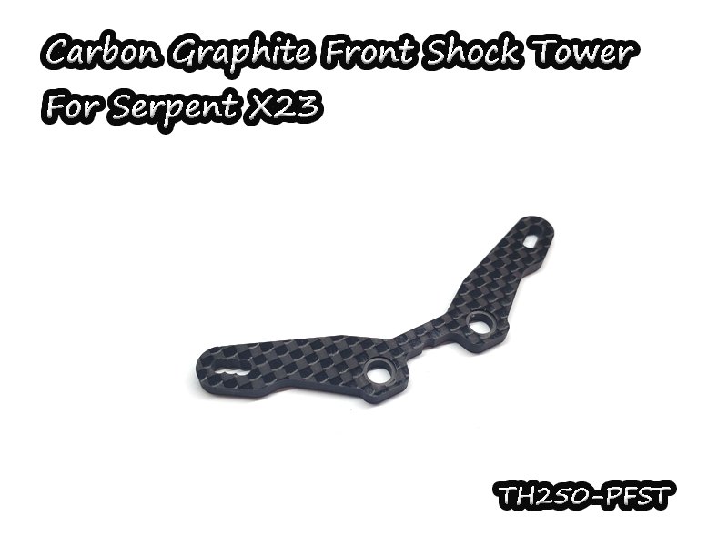 Carbon Graphite Front Shock Tower For Serpent X23