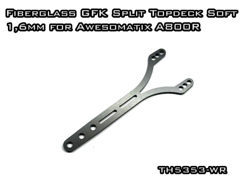 Fiberglass GFK Split Topdeck 1,6mm for Awesomatix A800R Fiberglass GFK Split Topdeck 1,6mm for Awesomatix A800R