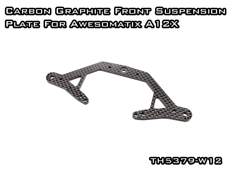 Carbon Graphite Front Suspension Plate For Awesomatix A12X Carbon Graphite Front Suspension Plate For Awesomatix A12X