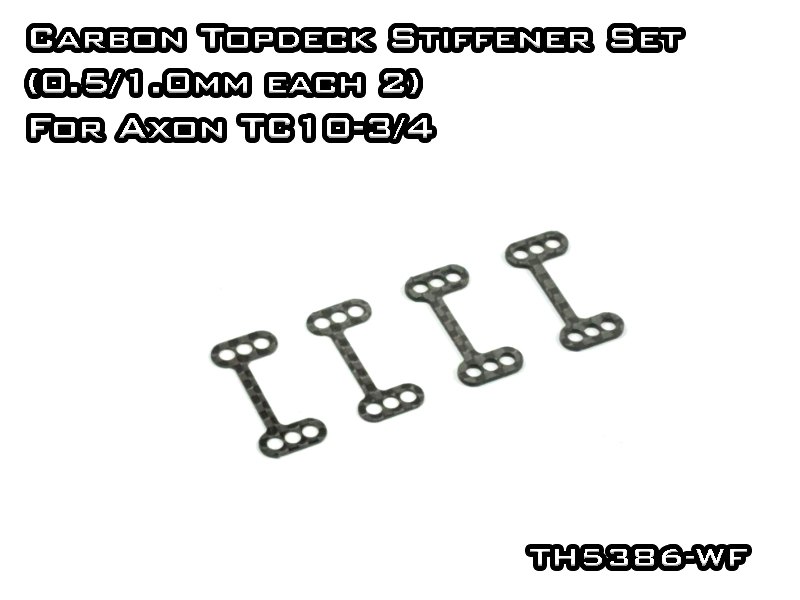 Carbon Graphite Top Deck Stiffener Set (0.5/1mm each 2)
