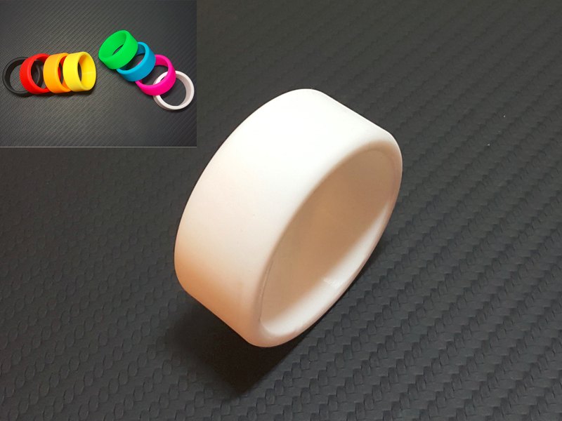 High Grip Steering Pad For Sanwa M12 (White) High Grip Steering Pad For Sanwa M12 (White)
