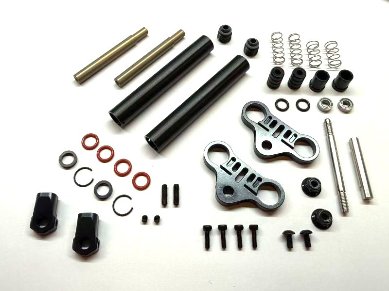 V-Moto Aluminum Front Fork Set (Black)