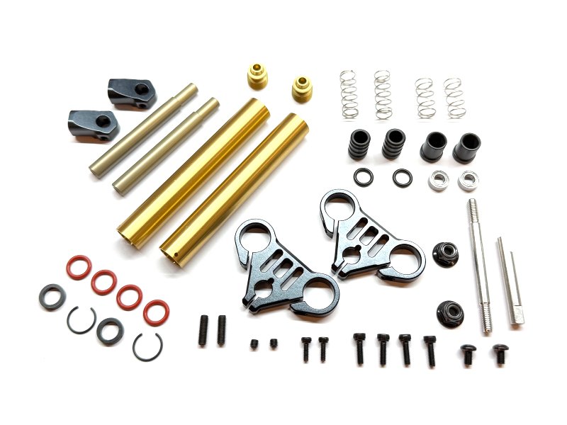 V-Moto Aluminum Front Fork Set (Black)