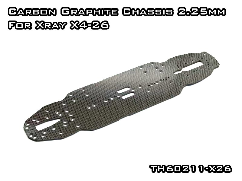 Carbon Graphite Chassis 2.2mm For Xray X4-26