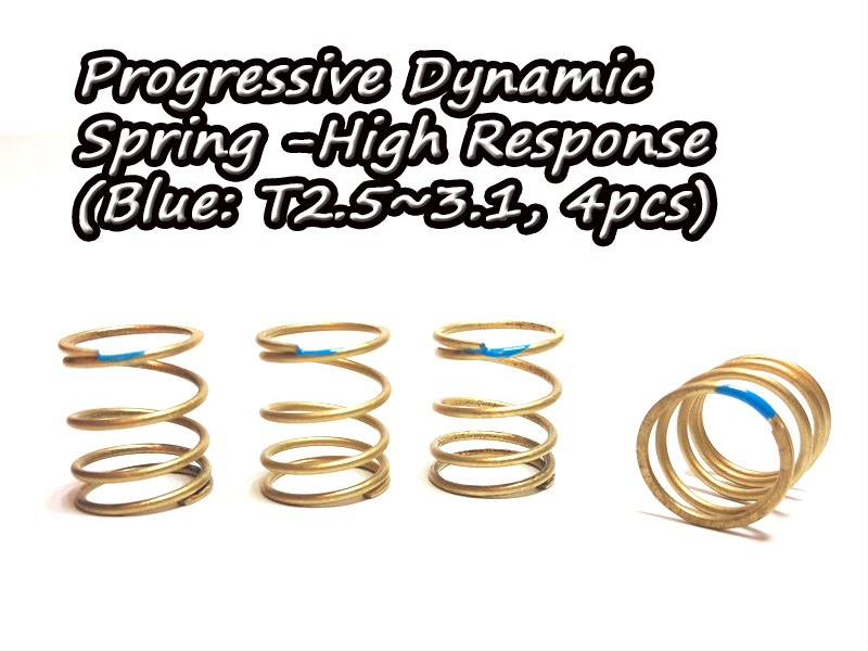 Vigor Progressive Dynamic Shock Spring T2.5~3.1 (Blue) Medium Vigor Progressive Dynamic Shock Spring T2.5~3.1 (Blue) Medium