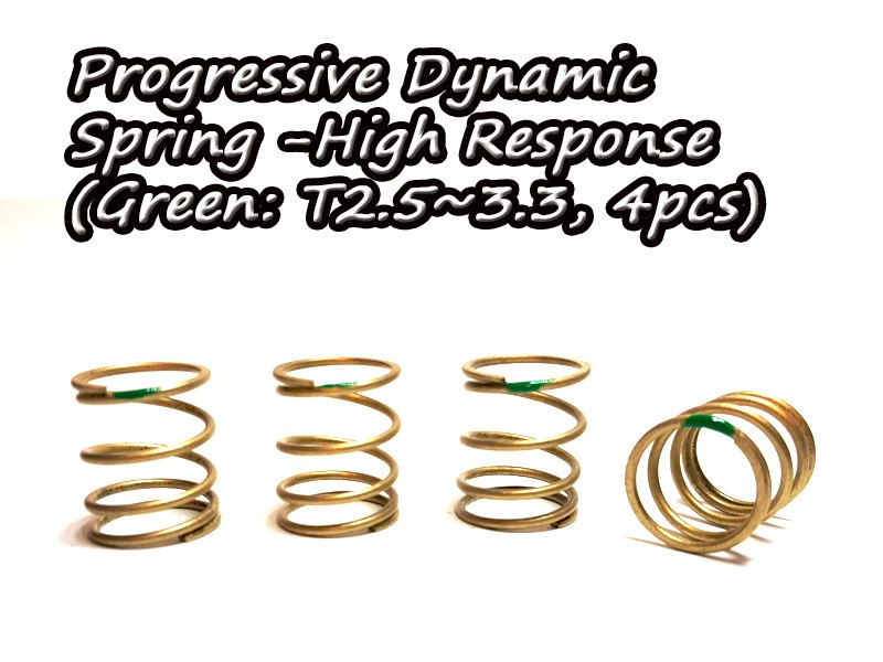 Vigor Progressive Dynamic Shock Spring T2.5~3.3 (Green) Hard Vigor Progressive Dynamic Shock Spring T2.5~3.3 (Green) Hard