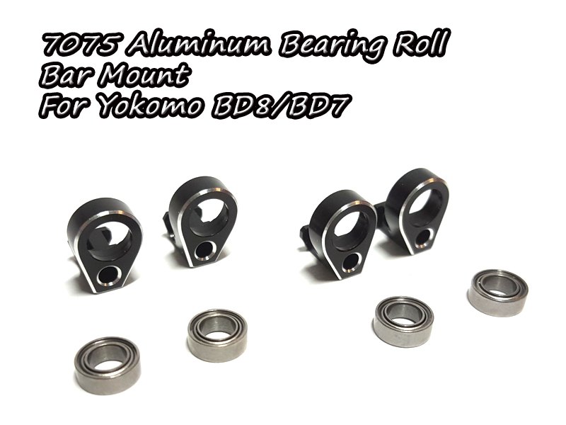 7075 Aluminum Bearing Roll Bar Mount for Yokomo BD8/BD7