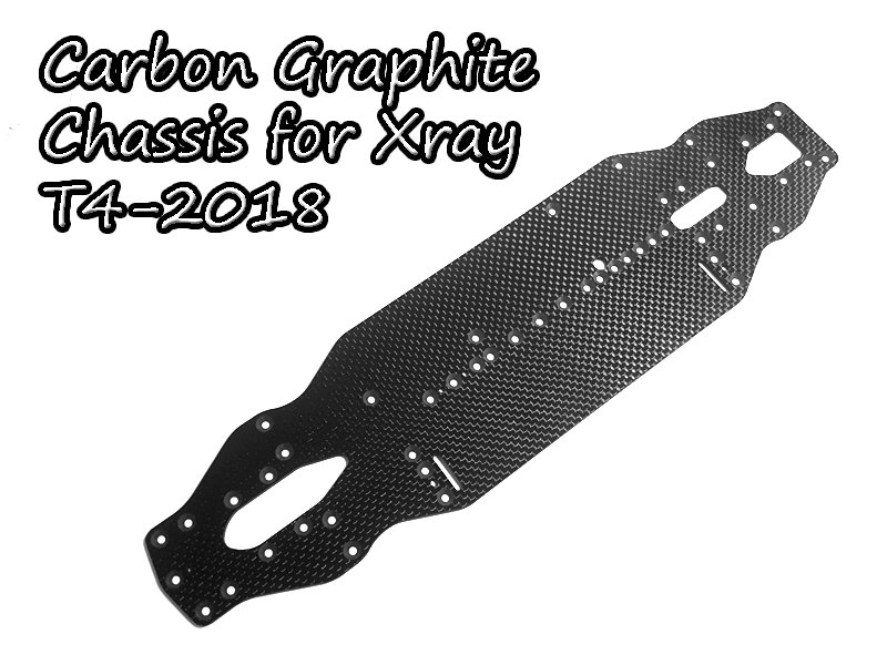Carbon Graphite Chassis 2.25mm For Xray T4-2018