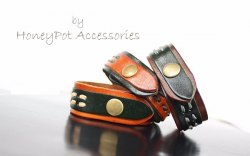 Handmade Male Leather Bracelet