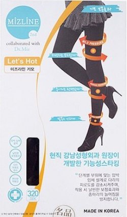韓國 DR MIZ X MIZLINE 加絨瘦腿溶脂絲襪 LET'S HOT (320 DEN)