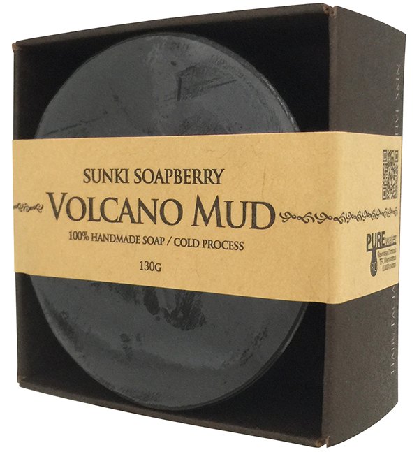 Sunki Volcano Mud Handmade Soap with Patchouli 125-135g Sunki Volcano Mud Handmade Soap with Patchouli 125-135g