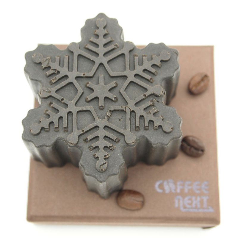 Coffee NEXT Snowflake in Coffee Soap (90g) Coffee NEXT Snowflake in Coffee Soap (90g)