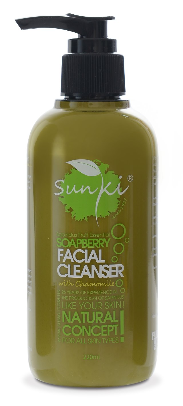 S8695 Sunki Soapberry Facial Cleanser with Chamomile 220ml S8695 Sunki Soapberry Facial Cleanser with Chamomile 220ml