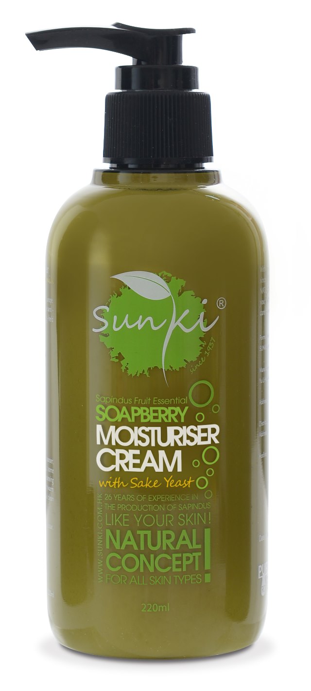 S8701 Sunki Soapberry Moisturizer Cream with Sake Yeast 220ml S8701 Sunki Soapberry Moisturizer Cream with Sake Yeast 220ml