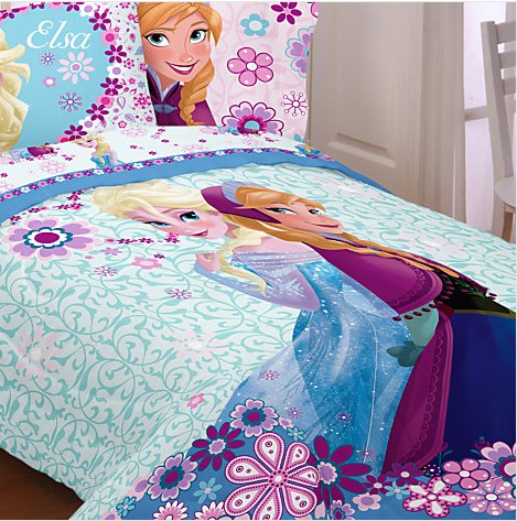 Anna and Elsa Comforter Twin/Full 冰雪奇緣雙人被單