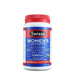 Swisse women's ultivite Swisse女性专用活力复合维生素120粒