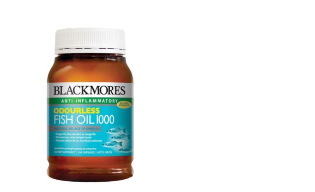 BLACKMORES ODOURLESS FISH OIL 1000 去腥魚油200粒