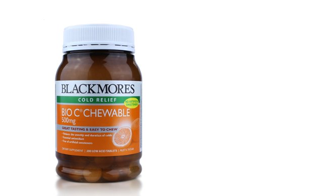 BLACKMORES BIO C CHEWABLE 500mg blackmores 生物維生素C片500mg 200片