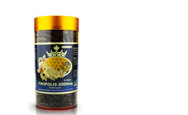 DR NATURE PROPOLIS 2000MG DR NATURE蜂膠2000mg365粒排毒養顏延緩衰老