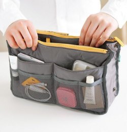 手提多功能袋中袋-韓國整理袋收納袋內膽包