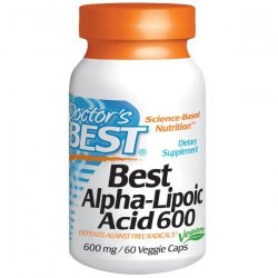 Doctor's Best Alpha-Lipoic Acid 600 ( 600 mg - 60 Vegetarian Capsules)