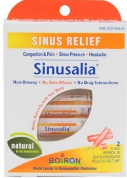 Boiron Sinusalia Sinus Relief Pellets -- 2 Tubes  80 tablets