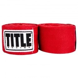 TITLE TRADITIONAL WEAVE HANDWRAPS RED