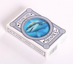 立體光柵扑克牌 Lenticular Playing Cards --- Sharks 鯊魚系列