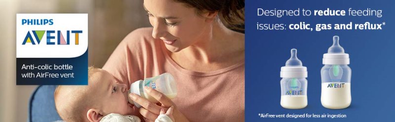 Philips AVENT Classic+ Air Free 防脹氣奶瓶 4oz Philips AVENT Classic+ Air Free 防脹氣奶瓶 4oz