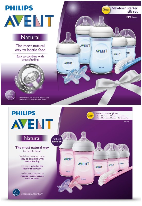 Philips Avent Natural Baby Bottle Set 飛利浦新生嬰兒奶樽套裝 Philips Avent Natural Baby Bottle Set 飛利浦新生嬰兒奶樽套裝