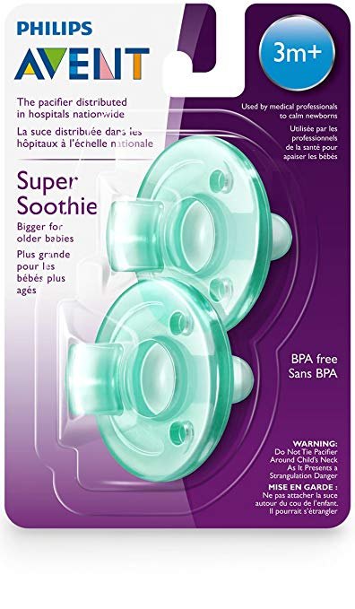 Philips Avent BPA Free Soothie Pacifier 安撫奶咀2個裝 3m+ Philips Avent BPA Free Soothie Pacifier 安撫奶咀2個裝 3m+