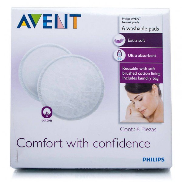 Philips Avent Washable Breast Pad 可洗乳墊(6塊) Philips Avent Washable Breast Pad 可洗乳墊(6塊)